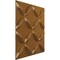 Ekena Millwork 19 5/8in. W x 19 5/8in. H Wallflower EnduraWall Decorative 3D Wall Panel Covers 2.67 Sq. Ft. WP20X20WADVG - alternate 3